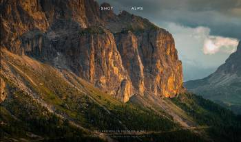 Sellaronda in evening light