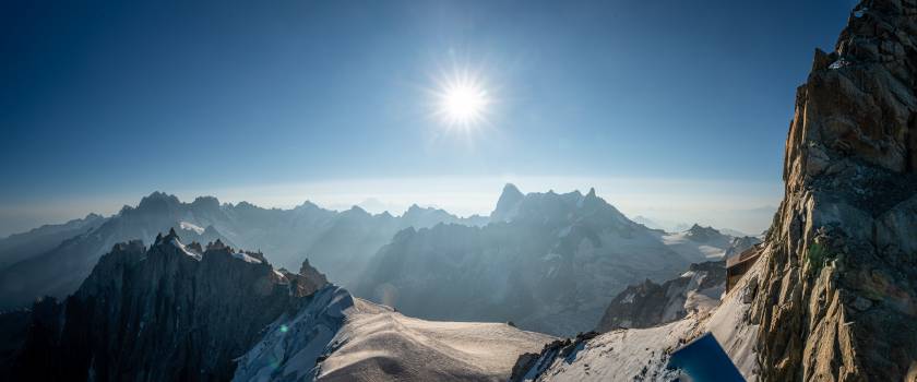 Massif du Mont-Blanc | 1/160s * f11 * ISO 100 * 24mm - FE 24-105mm F4 G OSS - Sony α7 IV Massif du Mont-Blanc