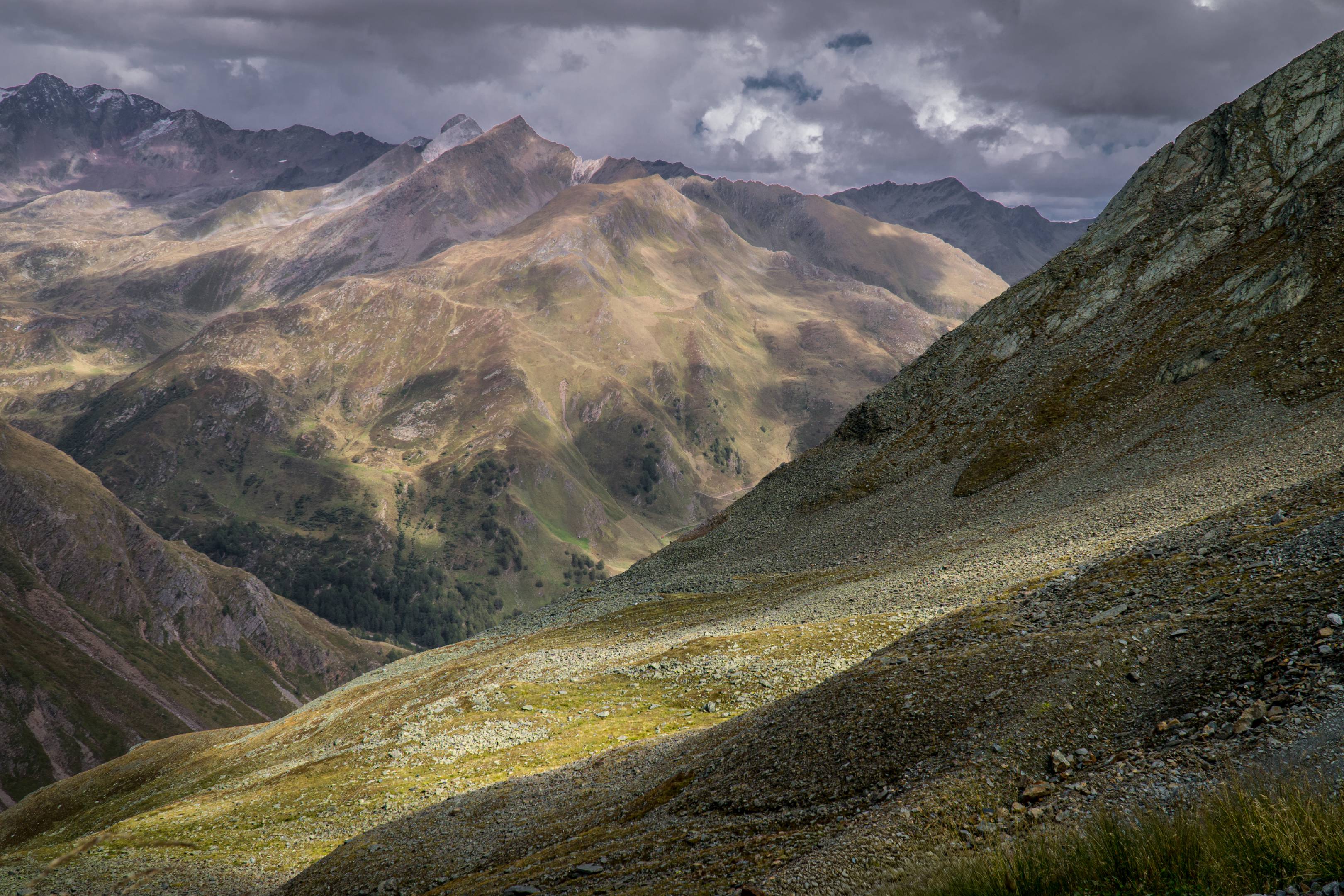 Scree slope at the Timmelsjoch