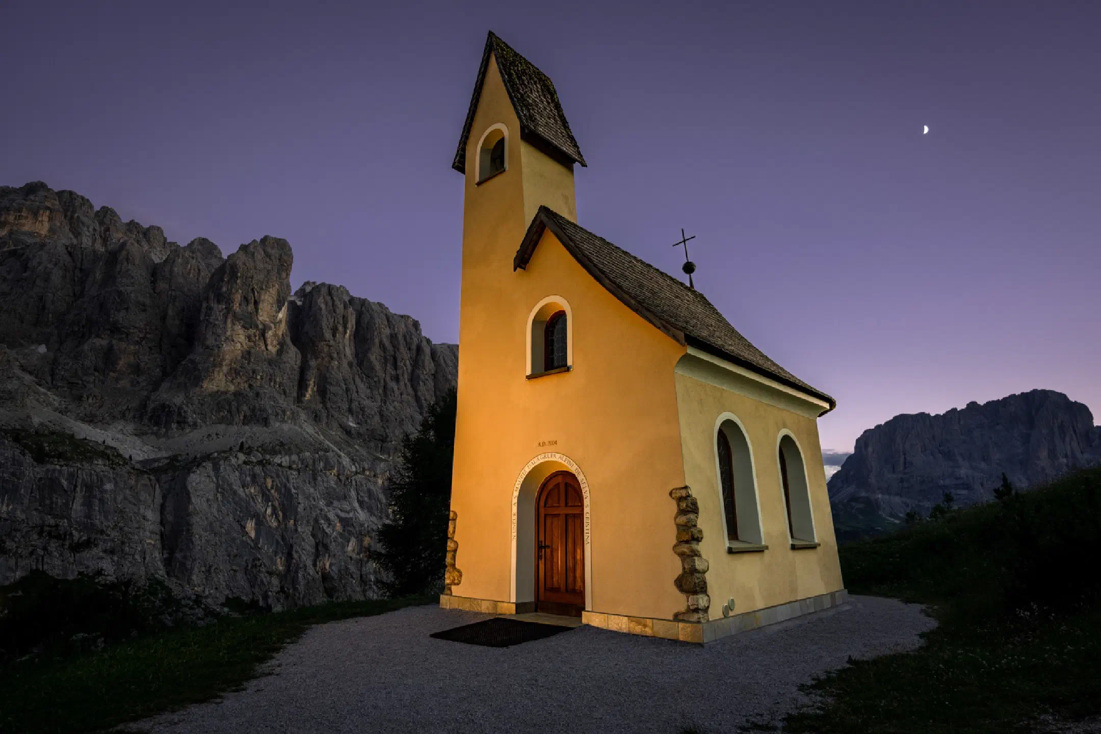 Alpini chapel at Grödner Joch
