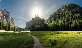 Path through Langental valley