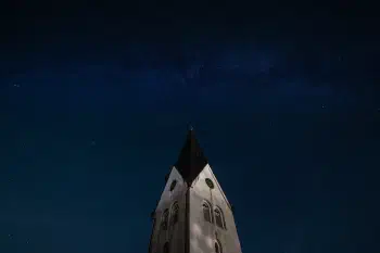 Steeple Touches the Milky Way