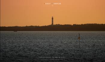 Evening arrival on Amrum island