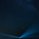 Milky Way over Amrum lighthouse
