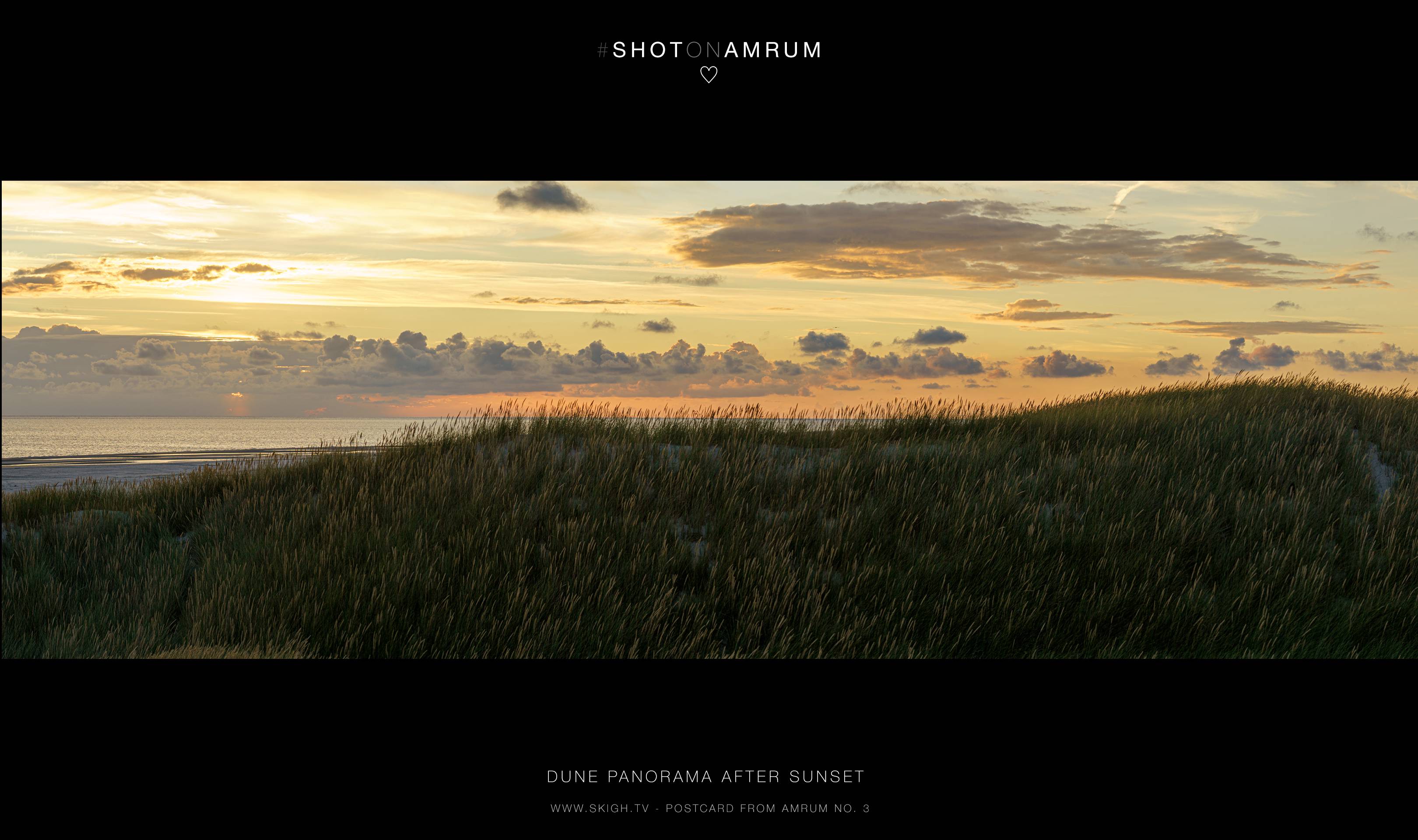 Dune Panorama After Sunset