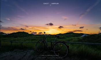 Bike in Amrum's dunes