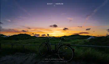 Bike in Amrum's dunes