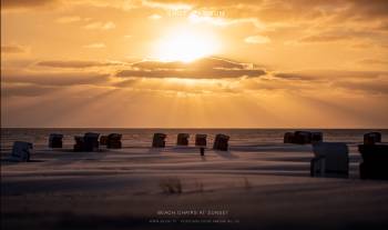 Beach Chairs at Sunset