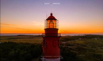 Good Morning Lighthouse | 1/40s * f1.7 * ISO 100 * 7mm - 6.7 mm f/1.7 - DJI Mini 3 pro Good Morning Lighthouse