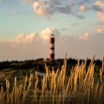 Amrum Lighthouse in Evening Sun