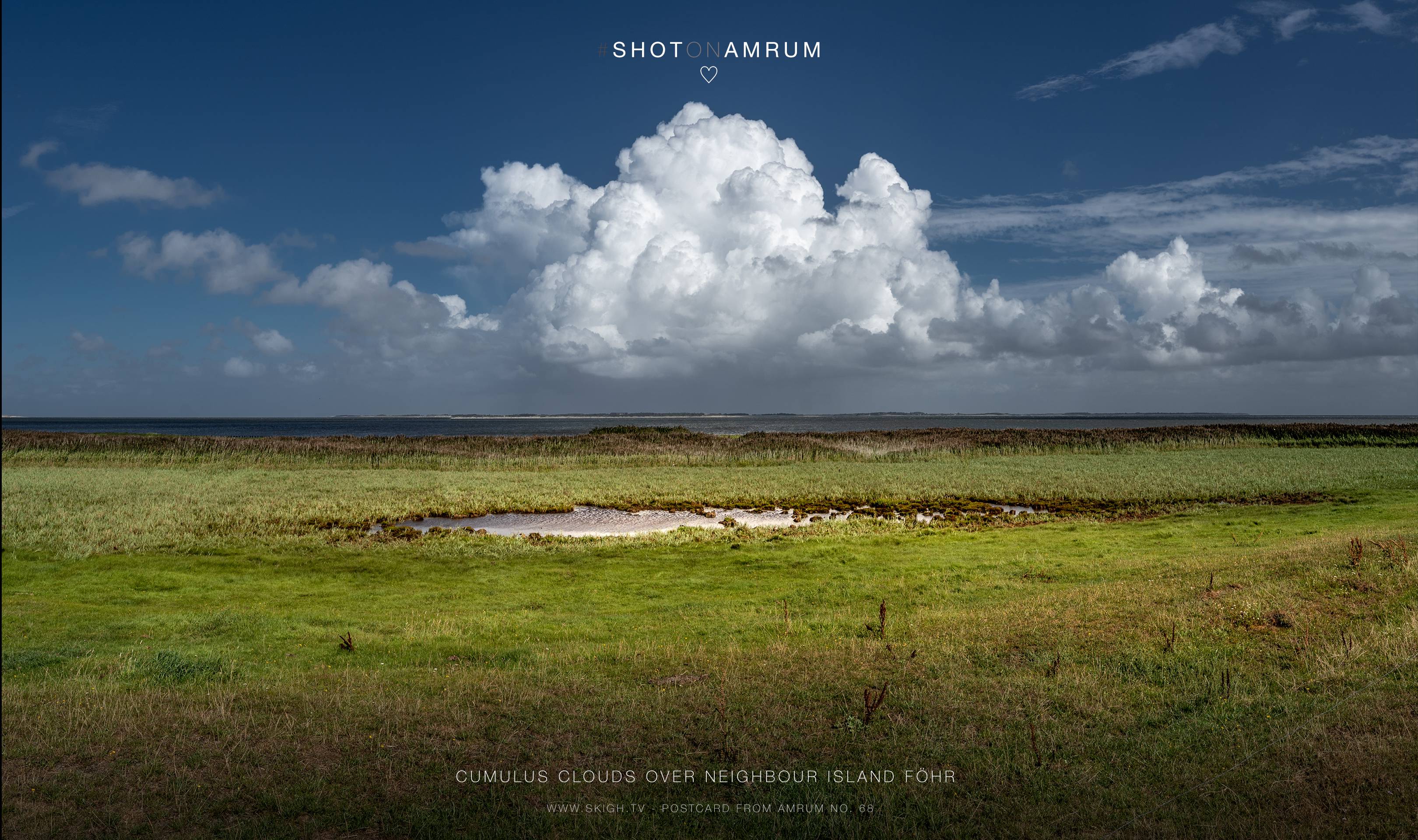 Cumulus clouds over neighbour island Föhr | 1/320s * f10 * ISO 100 * 24mm - 14-24mm F2.8 DG DN | Art 019 - Sony α7 III Cumulus clouds over neighbour island Föhr