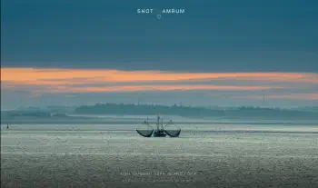 Fish trawler near island Föhr