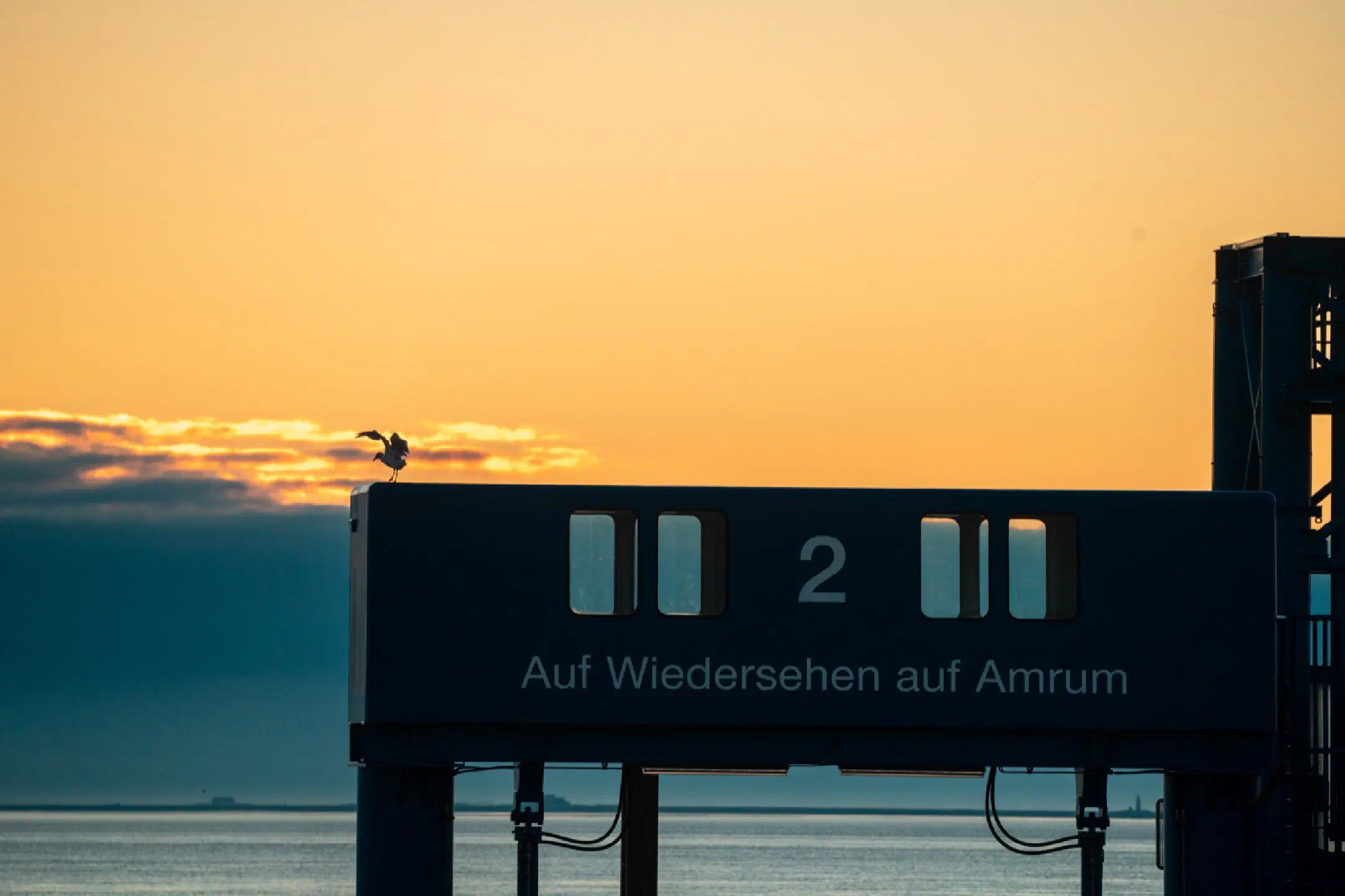 Full moon over Amrum