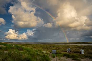 Kniepsand Rainbow | 1/1250s * f5 * ISO 100 * 24mm - FE 24mm F1.4 GM - Sony α7 IV Kniepsand Rainbow