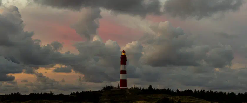 Lighthouse in a Pastel Twilight