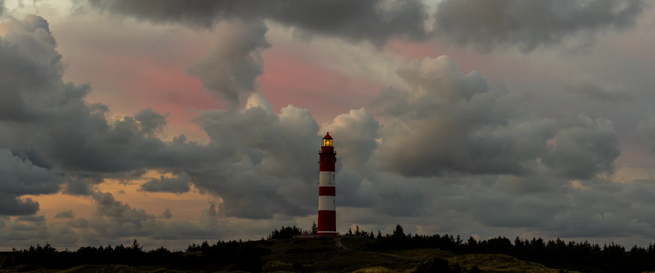 Lighthouse in a Pastel Twilight