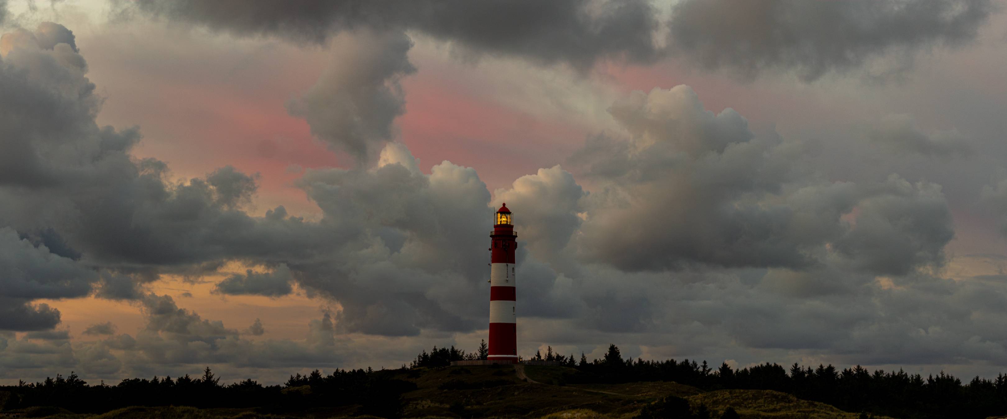 Lighthouse in a Pastel Twilight