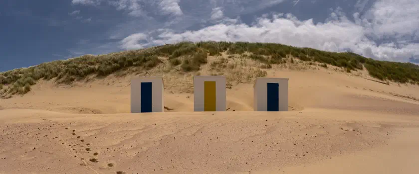 Cadzand beach cabins