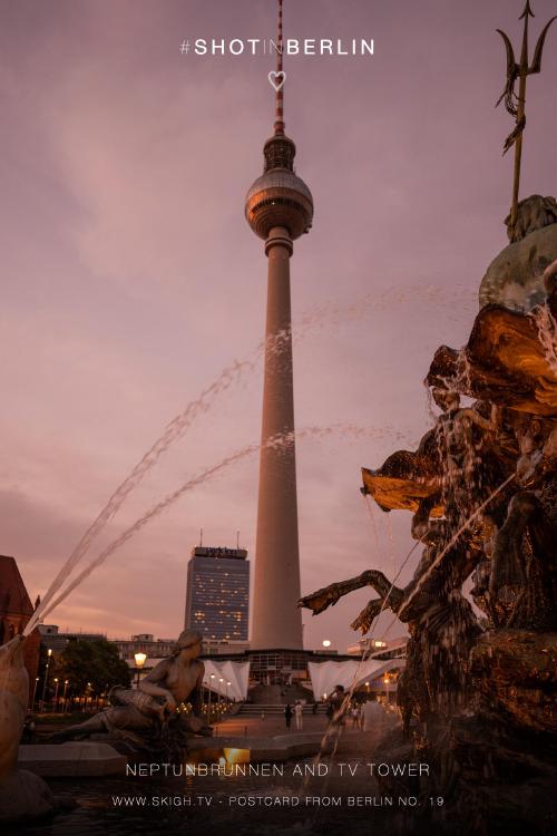 My view of the real world: 'Neptunbrunnen and TV Tower'