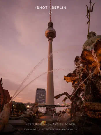 Neptunbrunnen and TV Tower