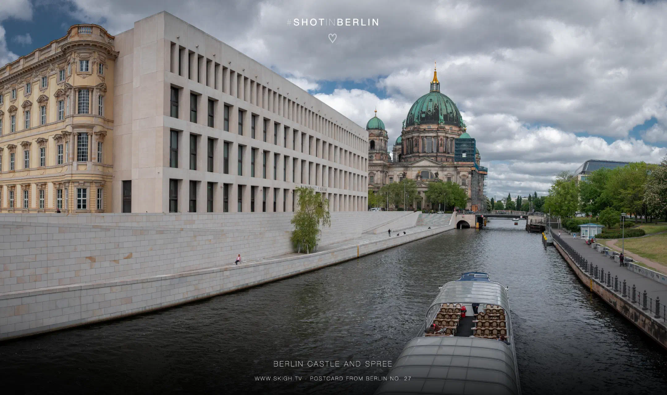Berlin Castle and Spree