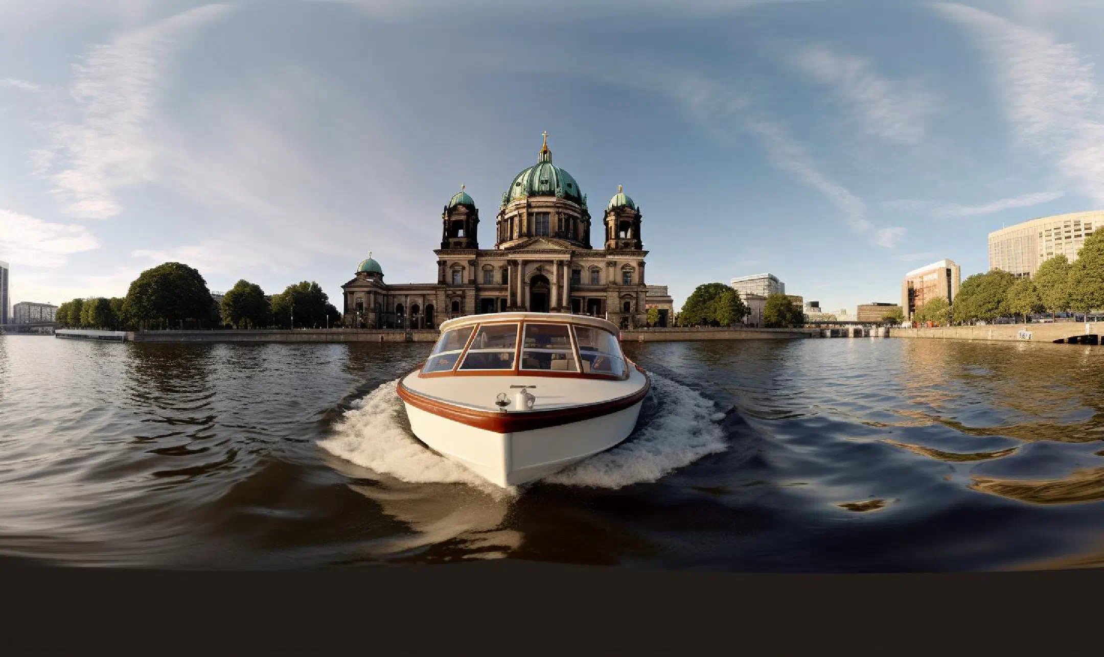 Berlin Castle and Spree