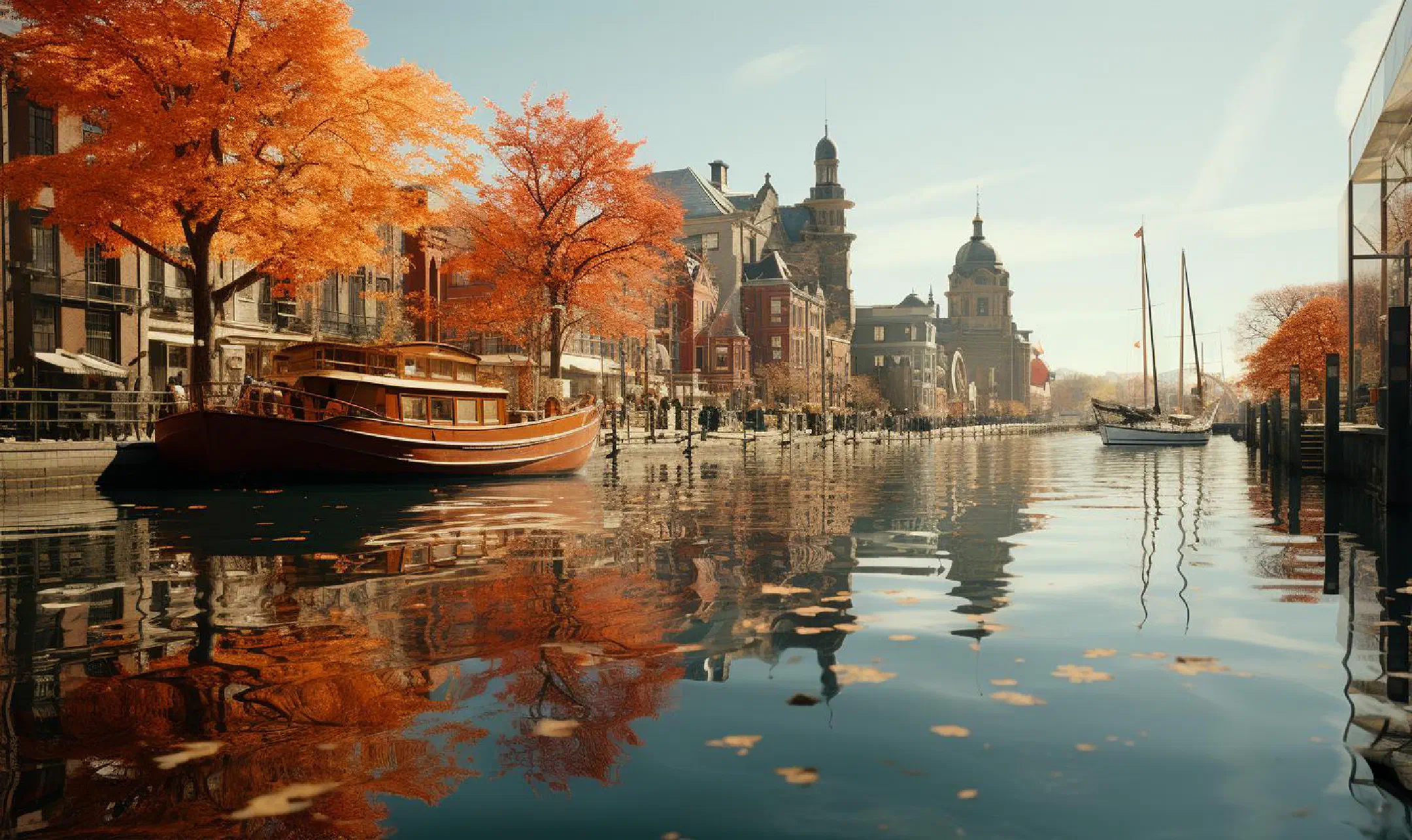 Evening walk on the Spree