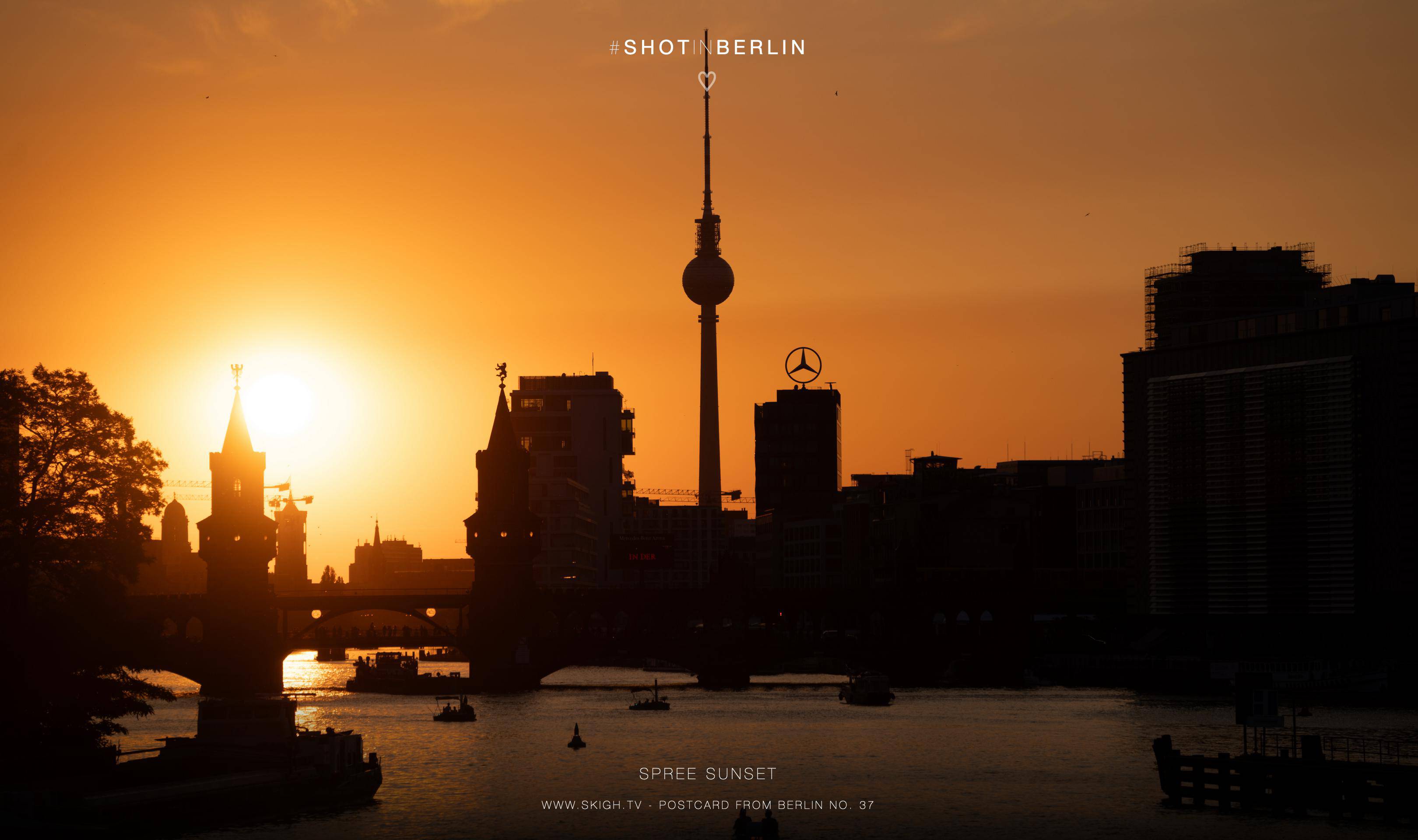 Spree Sunset | 1/640s * f5.6 * ISO 100 * 161mm - FE 70-300mm F4.5-5.6 G OSS - Sony α7R V Spree Sunset