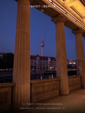 TV tower from Museumsinsel | 1/125s * f1.6 * ISO 4000 * 24mm - FE 24mm F1.4 GM - Sony α7 IV TV tower from Museumsinsel