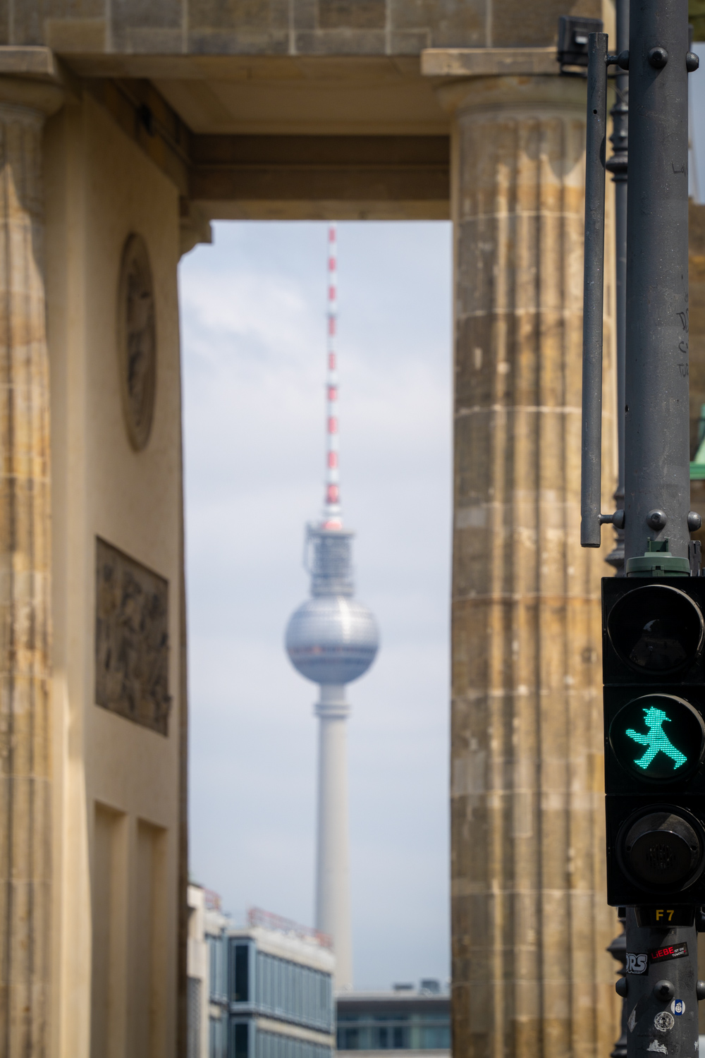 Green light at Brandenbuger Tor