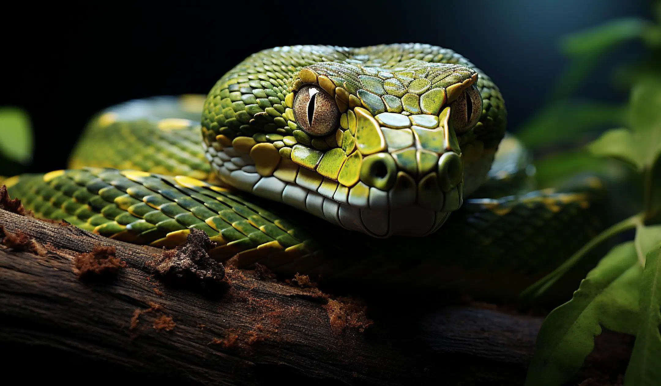 Green tree python