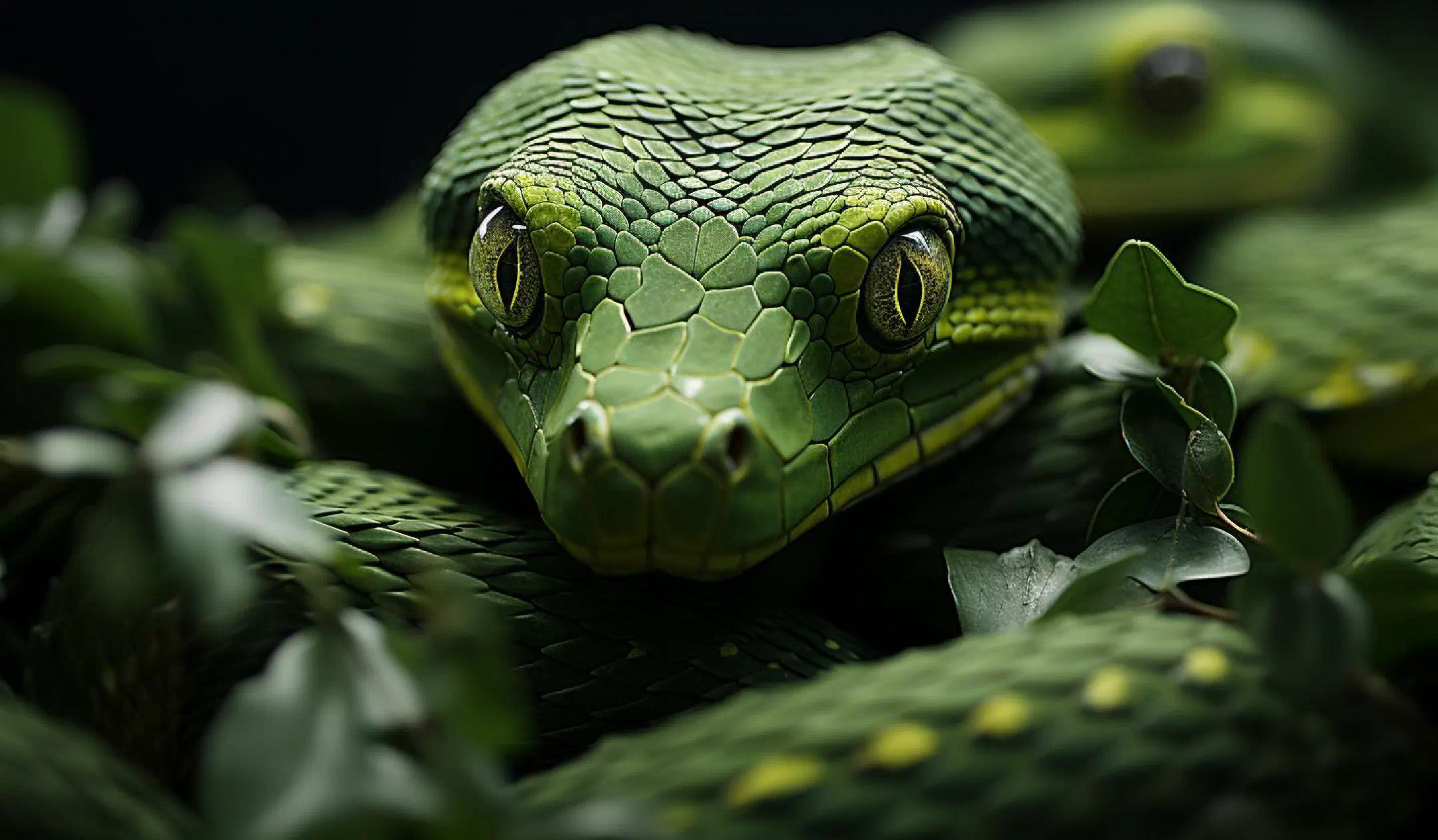 Green tree python