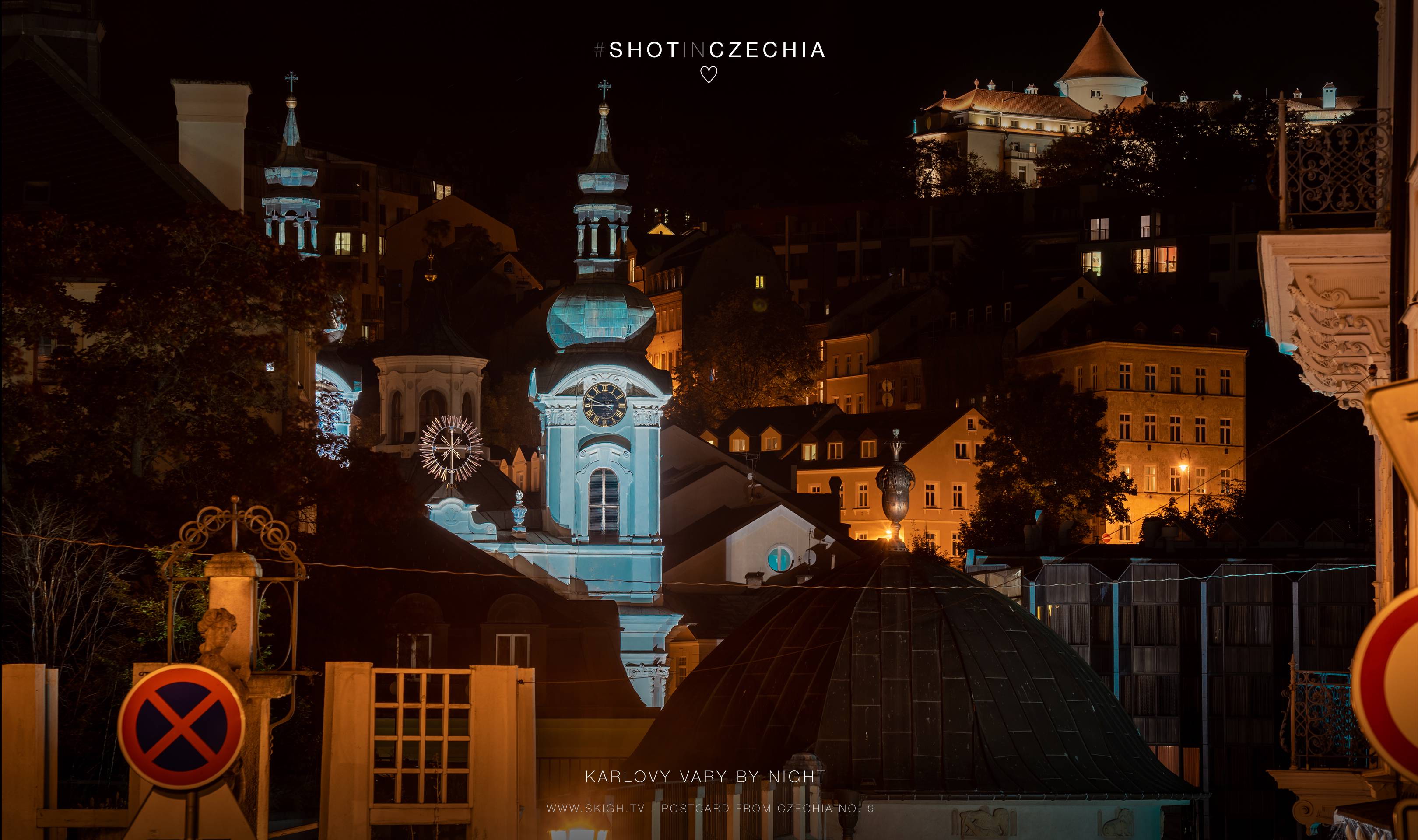 Above the roofs of Karlovy Vary