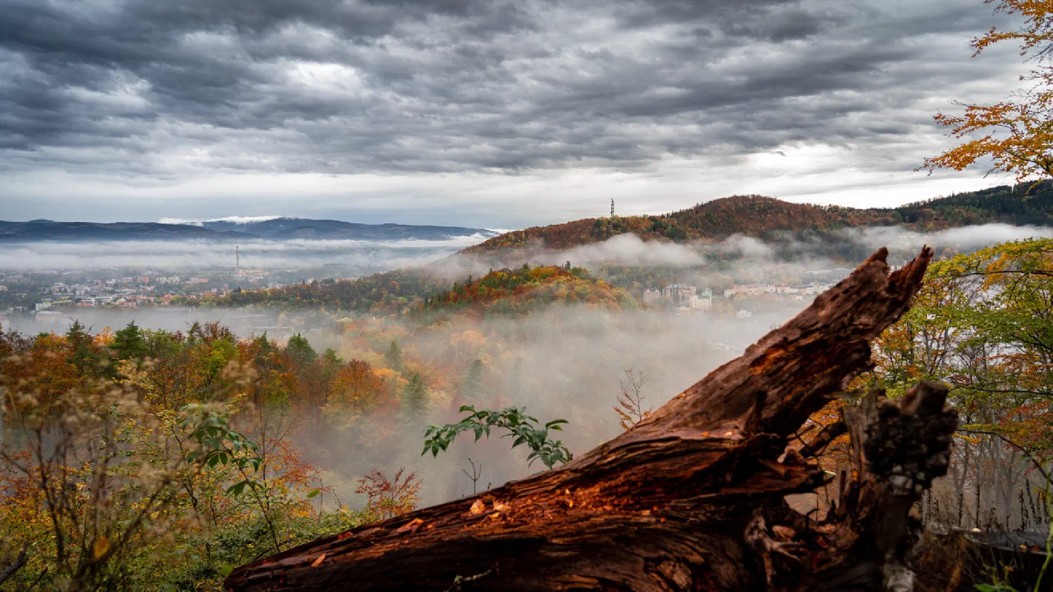 Fog over Karlovy Vary No. 1