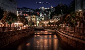 Karlovy Vary by Night