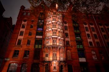 Speicherstadt at night