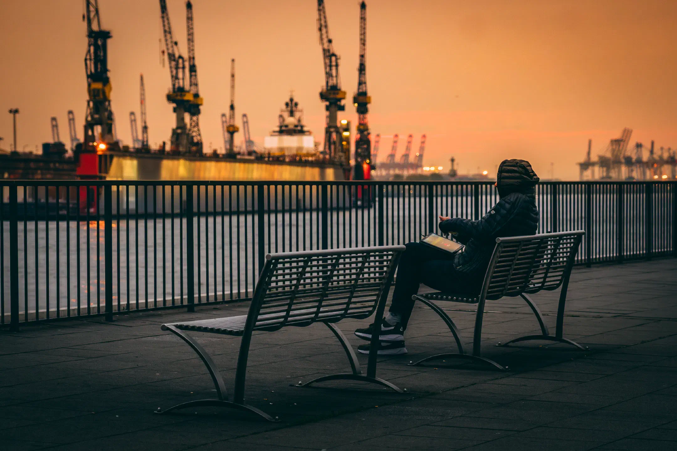 Edge of the day at water’s edge