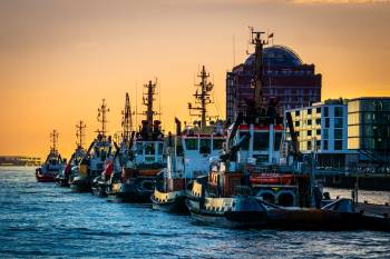 Where the tugboats rest