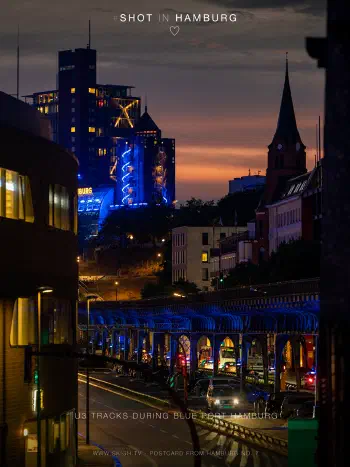 U3 tracks during Blue Port Hamburg