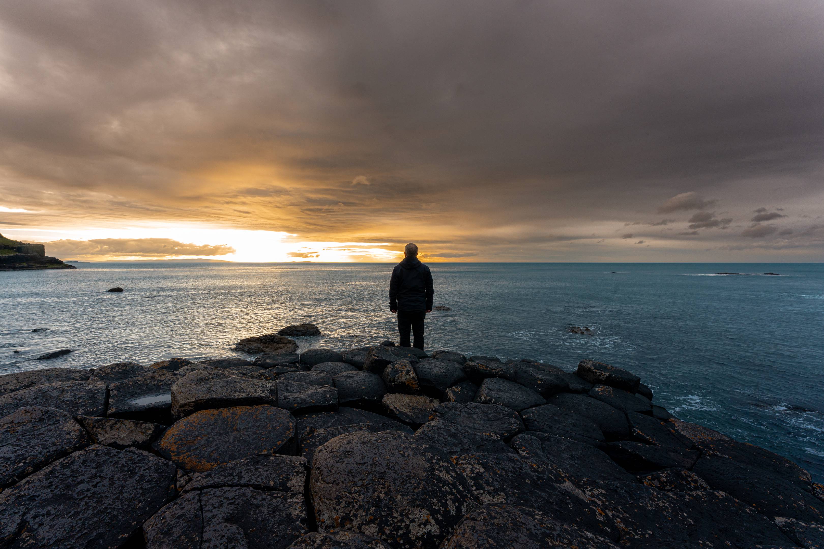 Selfie at Giant's Causeway