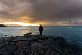 Selfie at Giant's Causeway