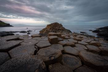 Giant's Causeway before sunrise