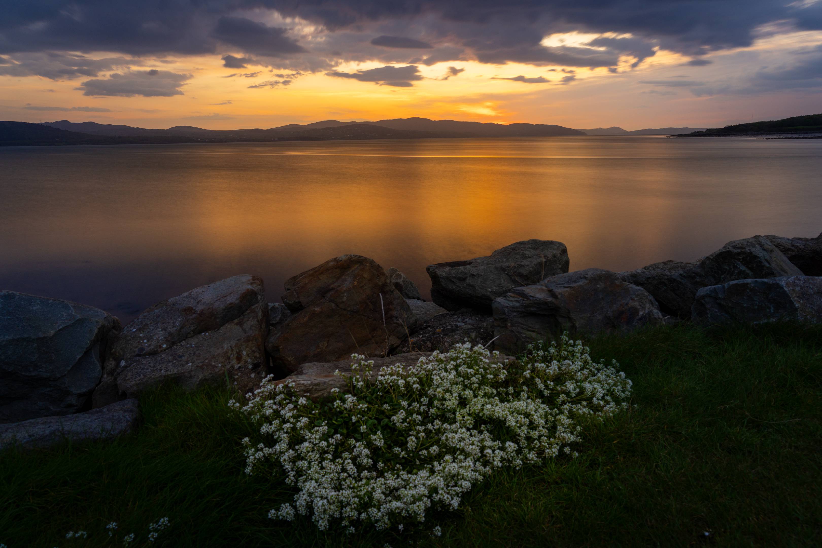 Fjord of Buncrana sunset