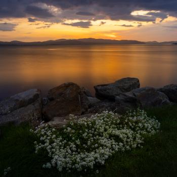 Fjord of Buncrana sunset