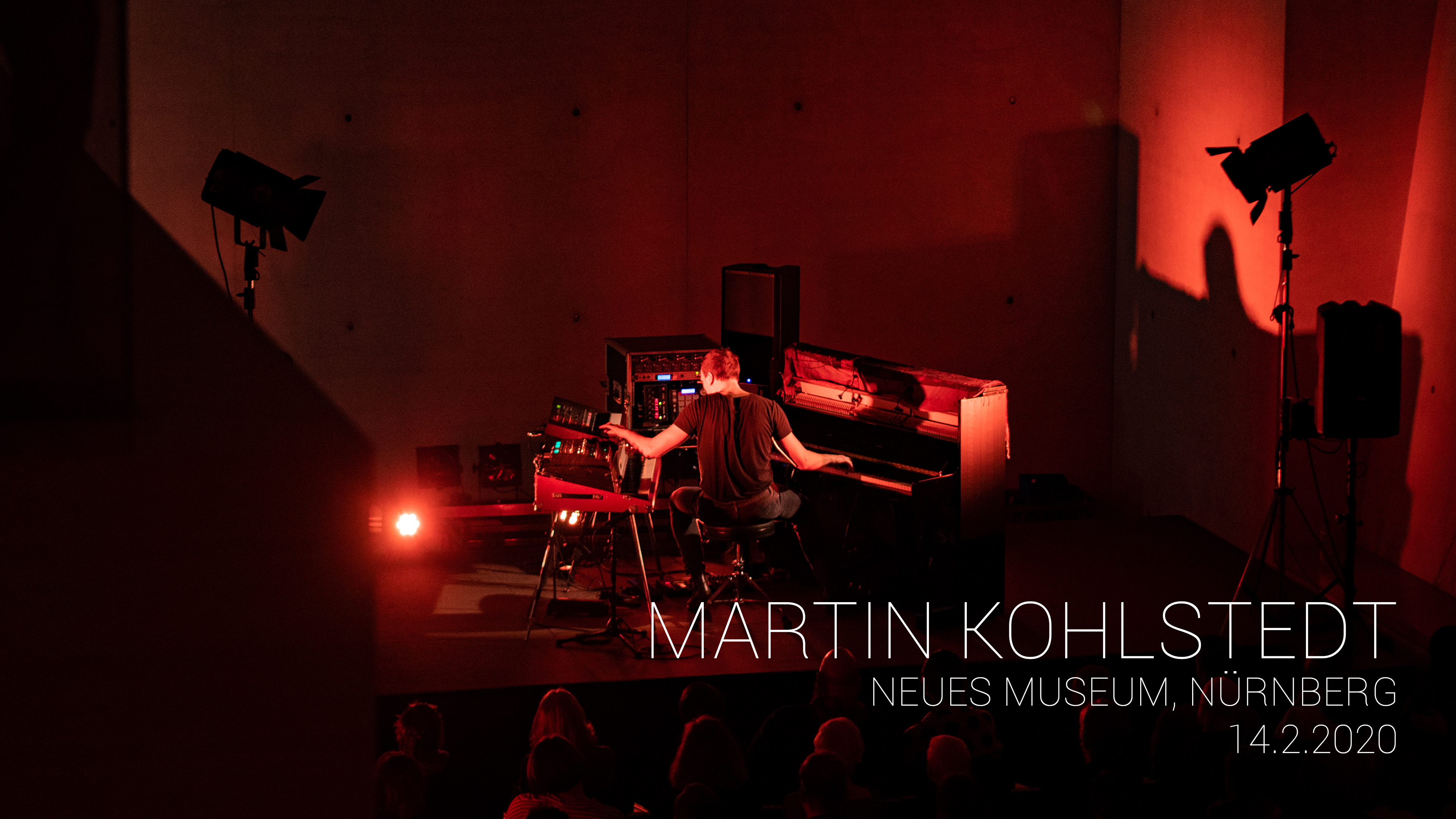 Martin Kohlstedt im Neuen Musem in Nürnberg am 14.2.2020
