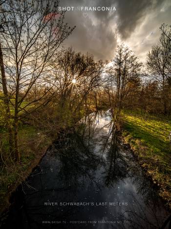 River Schwabach's last meters