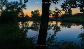 Carp Pond Sunset | 1/60s * f6.3 * ISO 800 * 24mm - FE 24-105mm F4 G OSS - Sony α7R II Carp Pond Sunset