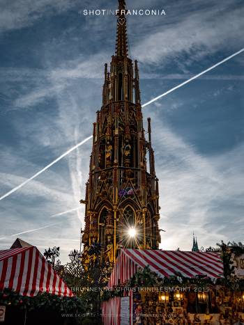 Schöner Brunnen at Christkindlesmarkt 2019