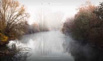 Fog over river Regnitz