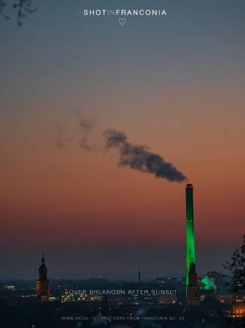 Over Erlangen after Sunset